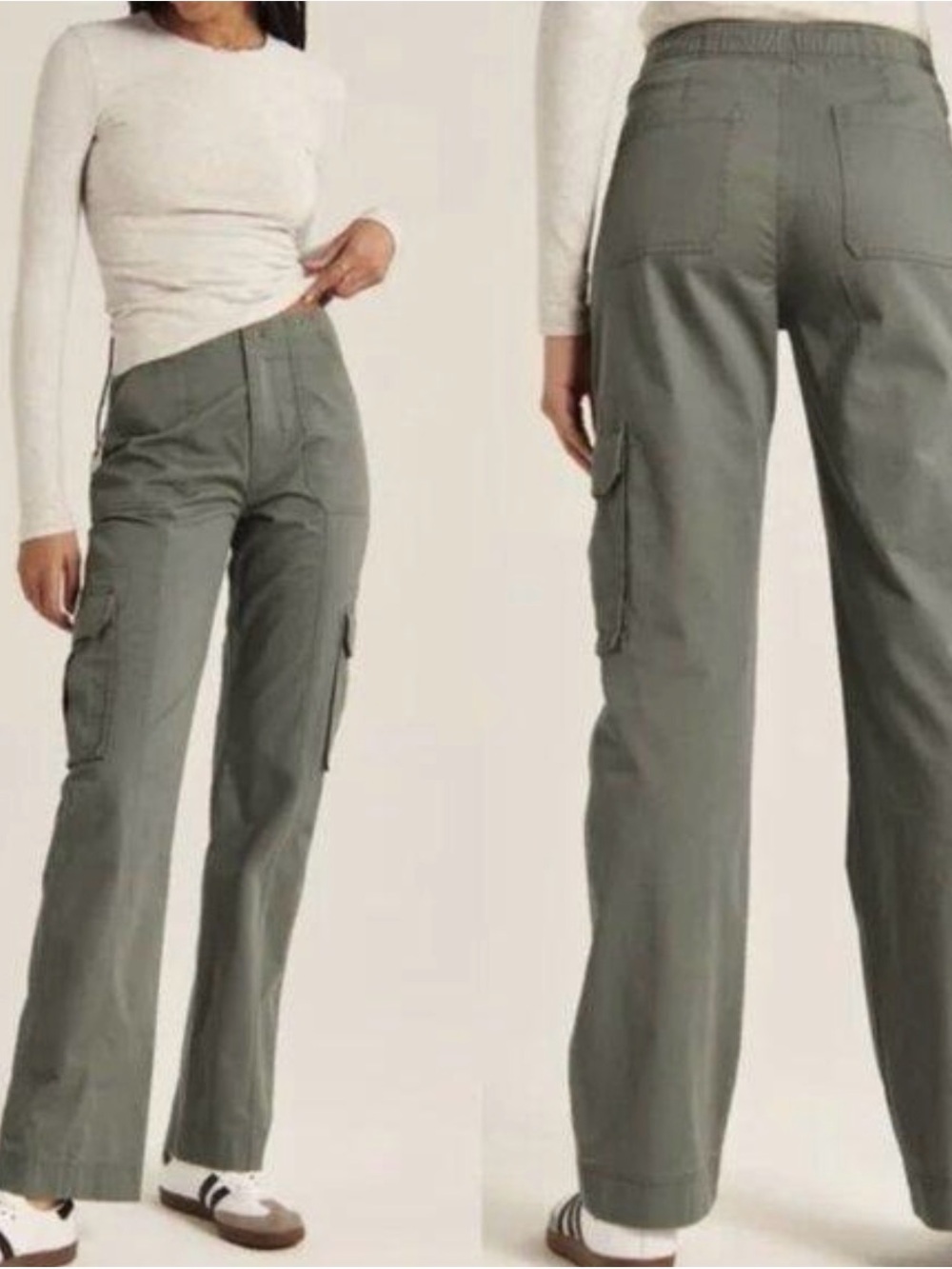 Abercrombie & fitch Olive Green Utility Cargo Pants Size 28/6